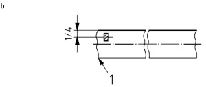 Sample position for strip product